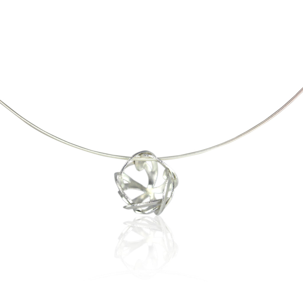 peony bud necklace